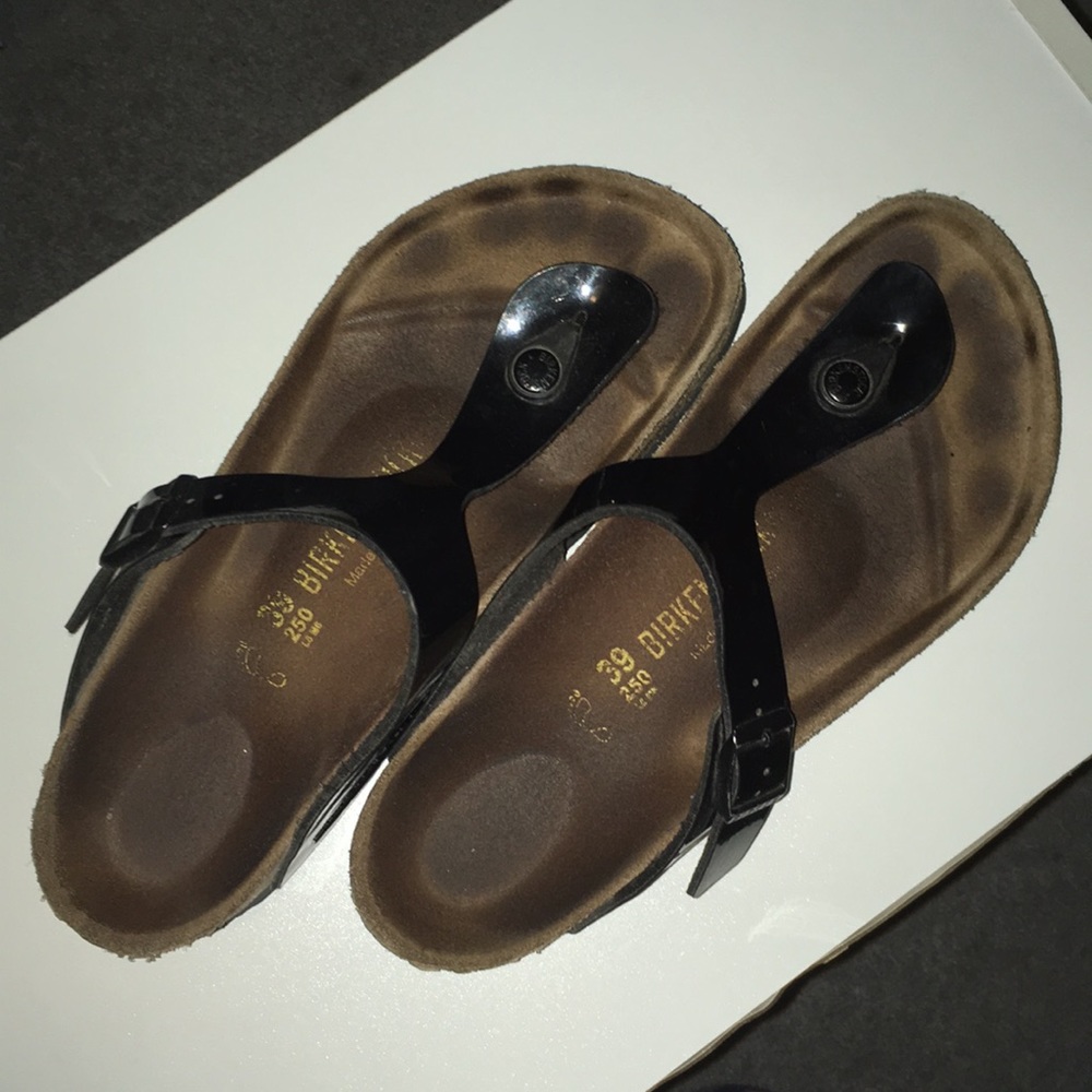Birkenstock Gizeh Patent Leather Sandals